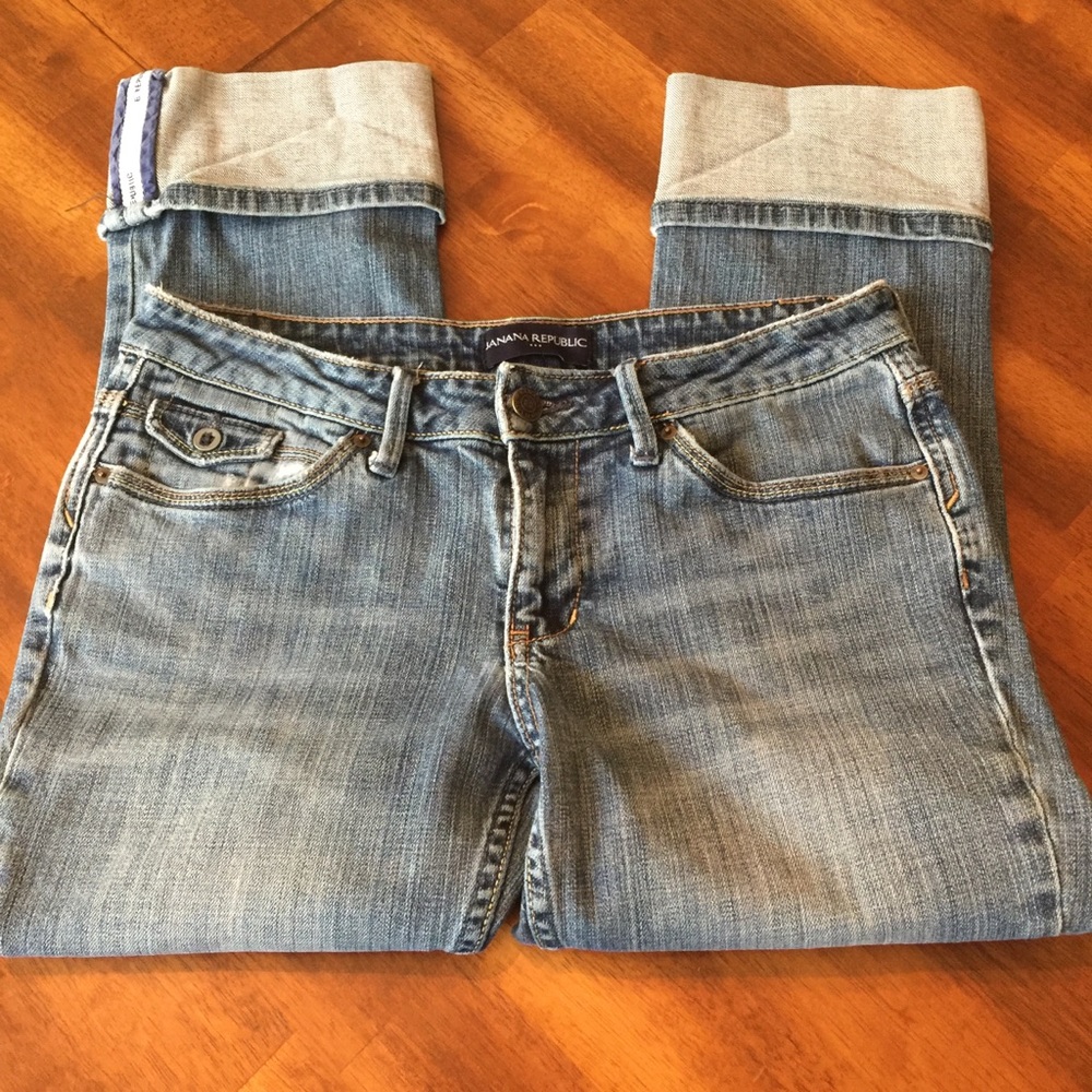 Banana Republic Jeans Cropped Stretch